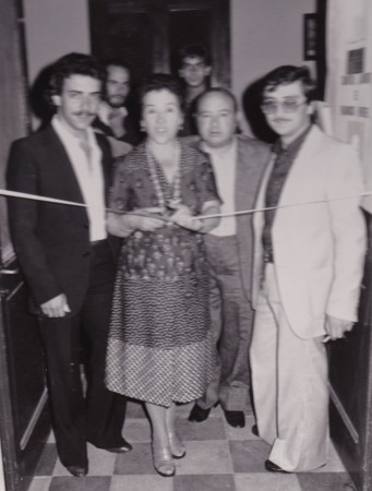 " Inaugurazione  1^ Mostra  Personale "     1977         Salone Scanderbeh  -  S. Demetrio Corone  ( CS )    